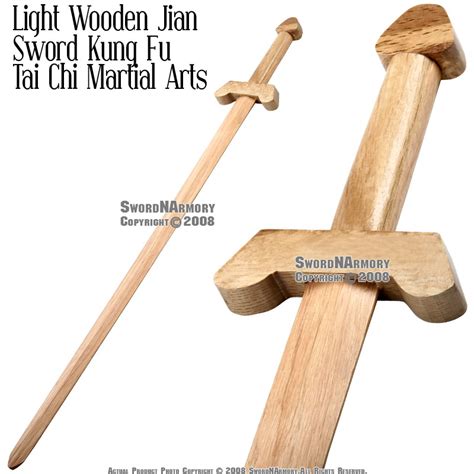 35 Martial Arts Wooden Kung Fu Tai Chi Practice Sword Jian New Ebay