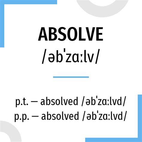 Conjugation Absolve 🔸 Verb In All Tenses And Forms Conjugate In Past