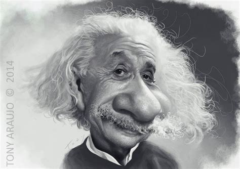 Caricature Albert Einstein Dunway Enterprises Learn To