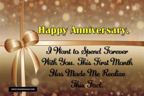 2022 Best Happy One Month Anniversary Text Messages Sweet Love Messages