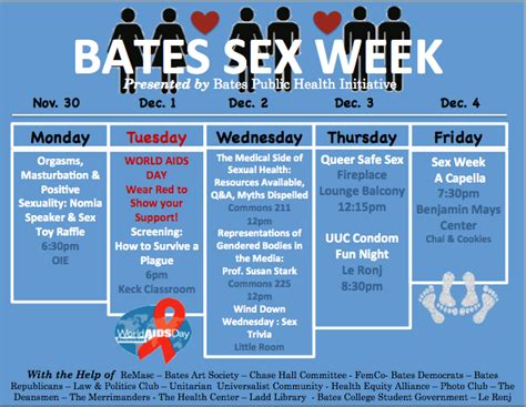 Bates College Sex Week A New Model For The Continuation Of Sexual