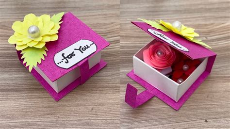 T Box Idea Handmade T Box Easy And Beautiful Paper T Box