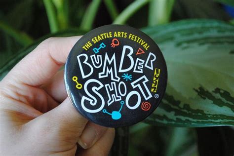 Vintage Bumbershoot Button 1992 Pin Back Style The Seattle Etsy