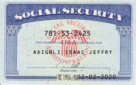 You should also examine the front of the card to make sure it says social security at the top, has the social security administration's. I will design or edit any country's Driver License, ID ...