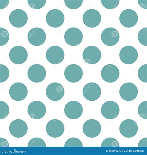 Abstract Blue Polka Dot Background Pattern Vector Image Eps10 Stock