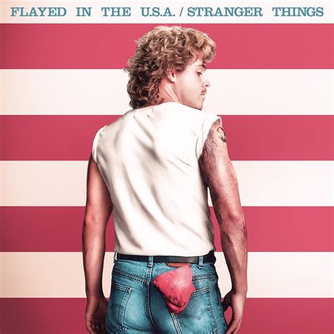 Stranger Things Album Cover Billy Hargroves Flayed In The Usa