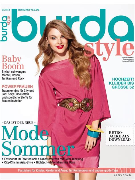 Cover Of Burda Style With Monika Rohanova February 2012 Id14779 Magazines The Fmd