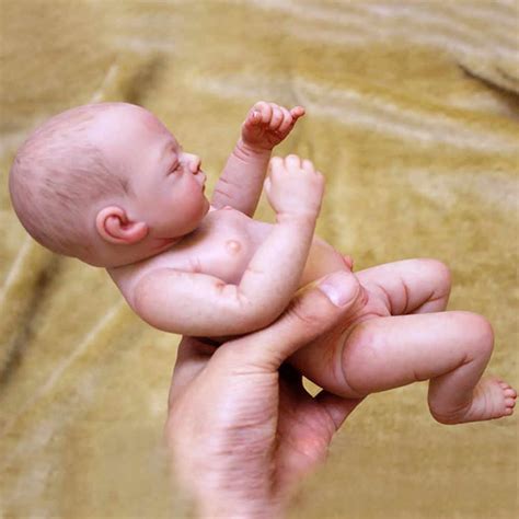 Realistic Baby Boy Diy Doll Mold Newborn Full Silicone Vinyl Reborn Dolls Ebay