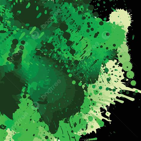 Abstract Green Background Grunge Ink Spot Vector Grunge Ink Spot Png
