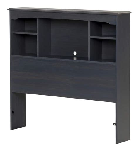 South Shore Aviron Kids Twinsingle Bed Bookshelf Headboard Blueberry