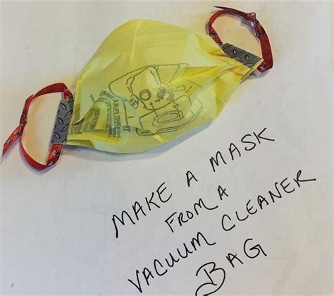 Check out our vacuum bag selection for the very best in unique or custom, handmade pieces from our shops. Nan with a Plan: Make a MASK from a Vacuum Bag in 2020 | Diy safety, Diy face mask, Safety mask