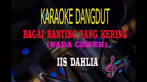 Karaoke Bagai Ranting Yang Kering Nada Cewek Iis Dahlia Karaoke