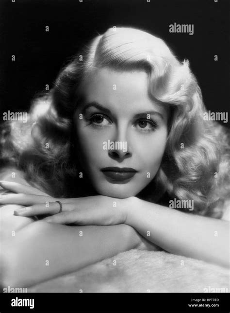 Jean Wallace Actress 1947 Stock Photo Alamy