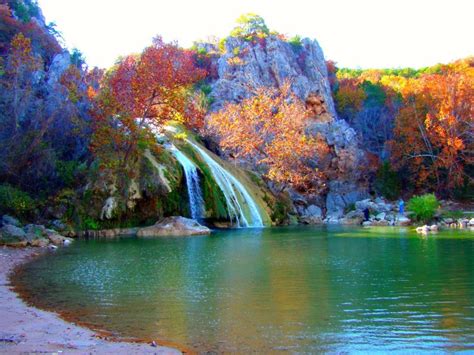 The cabin is inside turner falls park. Turner Falls Park, The Largest Waterfall in Oklahoma ...