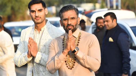 Kl Rahul And Athiya Shetty Are Married Dapper Father Son Duo Suniel