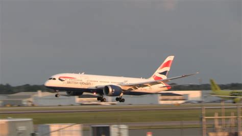 British Airways Arrives In Nashville Bna Plane Spotting In 4k With
