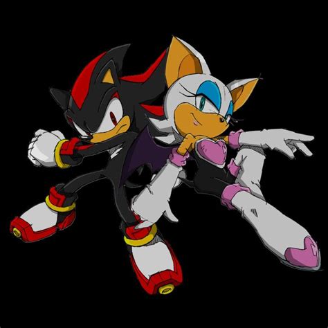 Shadow And Rouge Sonic The Hedgehog Pinterest