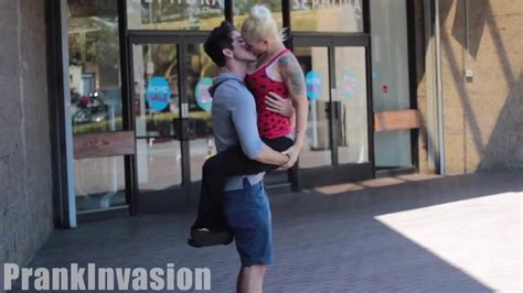 Kissing Prank Yoga Pants Hot Girl Game Prank Invasion Youtube