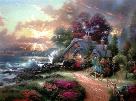 Free Thomas Kinkade Wallpapers Wallpaper Cave