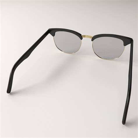 eyeglasses 3d model 3ds fbx blend dae