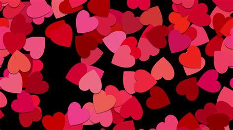 Red Hearts Wallpaper 4k Bokeh Red Background Abstract 4623