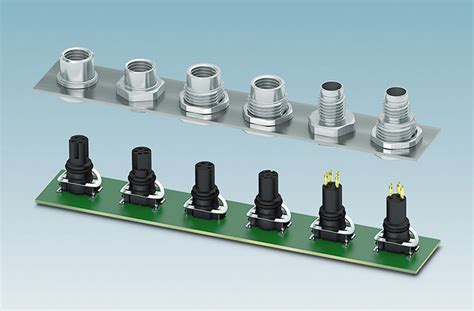 M8 Circular Data Connectors For Ethernet And Profinet