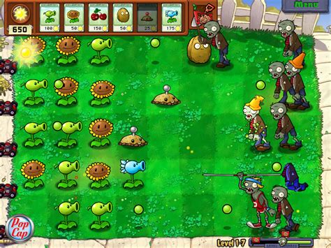 The first game, plants vs. Plants vs. Zombies Game Of The Year Edition Final Full ...