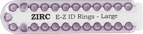Navadha Enterpriseszirc E Z Id Rings Large 25pk