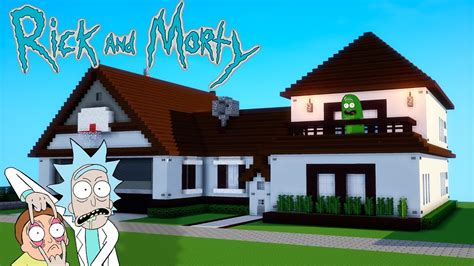 How To Make Rick And Mortys House Rick And Morty Minecraft Tutorial