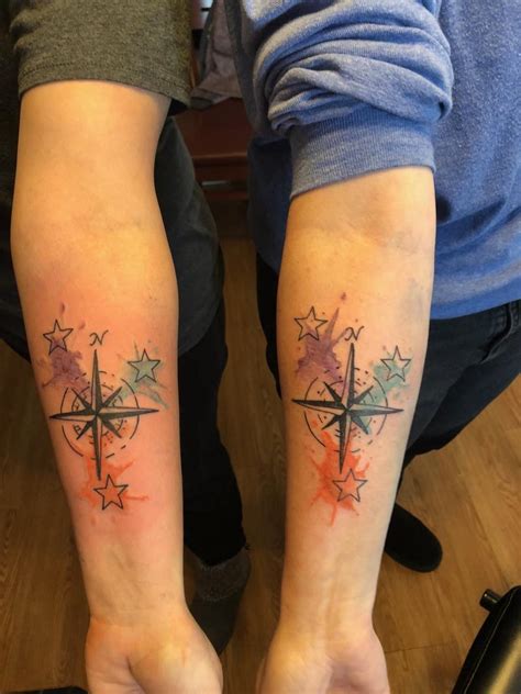 Watercolor Compasses By Jaisy Ayers WOODLANDS TX TattooNOW