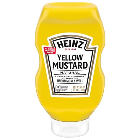 Heinz Yellow Mustard Shop Mustard At H E B