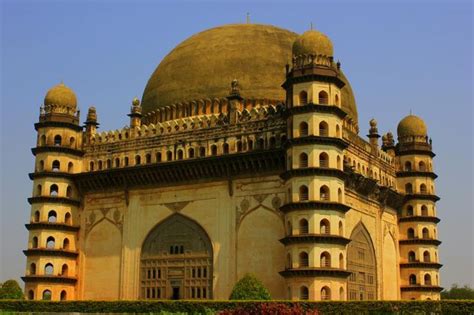 The Domed And Minaretted Monuments Of The Qutub Shahi Hyderabad India