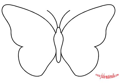 Dessins Gratuits à Colorier Coloriage Papillon Maternelle à Imprimer