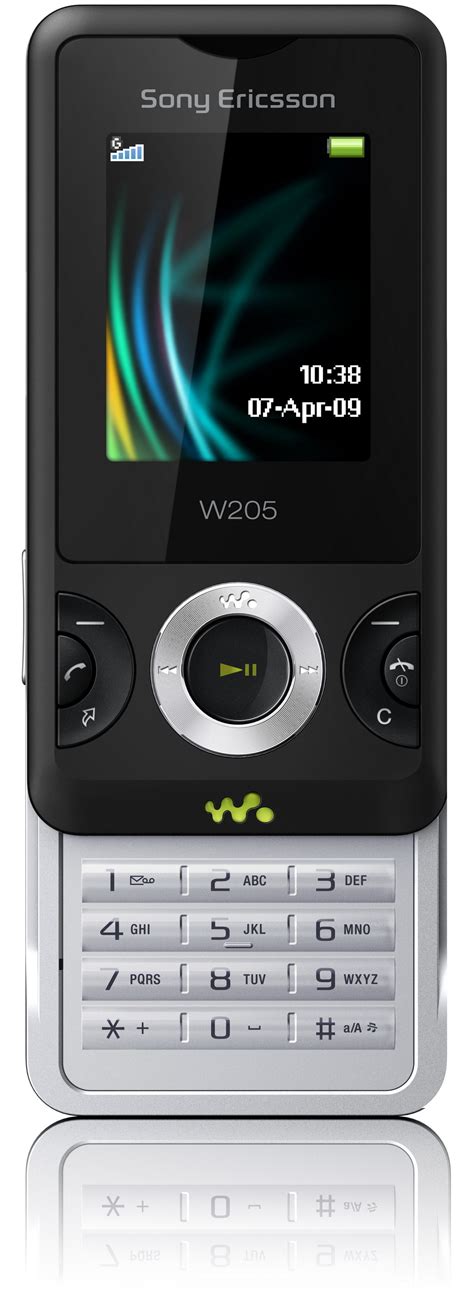 Sony Ericsson New W205 Small Walkman Phone And Snap On Speaker Stand Ms410