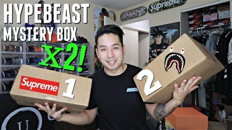Unboxing Two Hypebeast Mystery Boxes But I Give Everything Away For