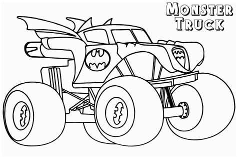 Monster truck coloring pages | Coloring pages to download and print