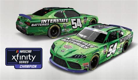 Ty Gibbs 2022 Nascar Xfinity Series Championship Interstate Batteries