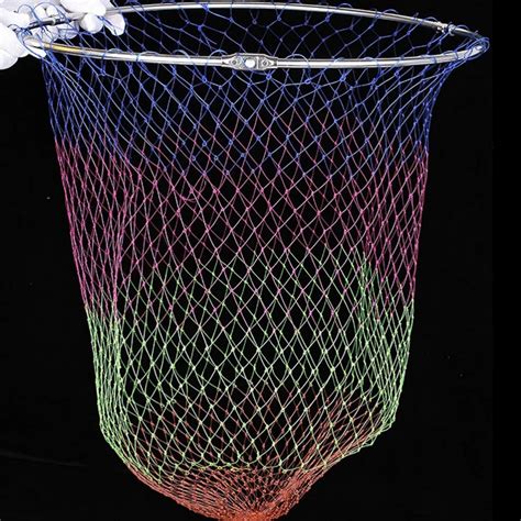 Sizes Nylon Fishing Nets Collapsible Fishing Tools Rhombus Mesh Hole