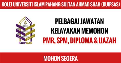 Diploma pengajian islam pengkhususan bahasa arab dan tamadun islam. Jawatan Kosong Terkini Kolej Universiti Islam Pahang ...