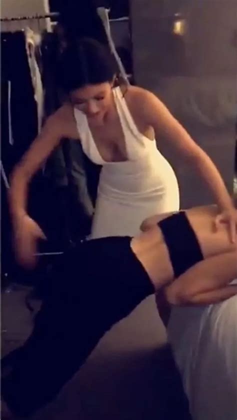 Kylie Jenner SPANKS Gigi Hadid As She Tells Her To Bend Over At Hailey Baldwin S Birthday