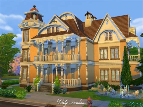 287.197 simoleons created a special mansion for valentine's day: Rosalia villa by Vista 6 at Visty Creations » Sims 4 Updates