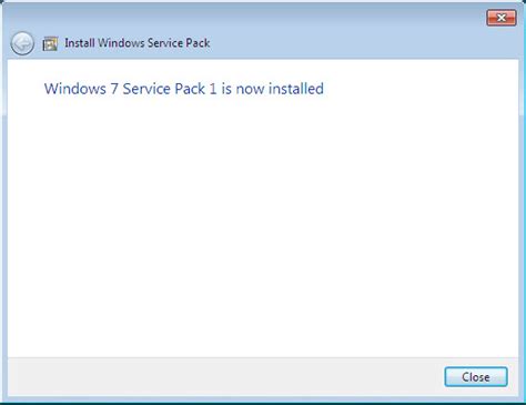 It Help Desk How To Install Windows 7 Service Pack 1 Sp1