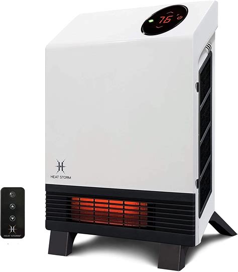 Heat Storm Wall Gray Hs 1000 Wx Deluxe Indoor Infrared Space Saving