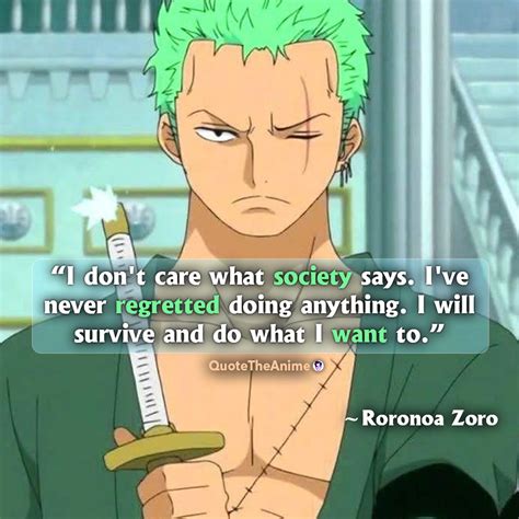 Zoro Quotes One Piece Quotes By Quotetheanime On Deviantart