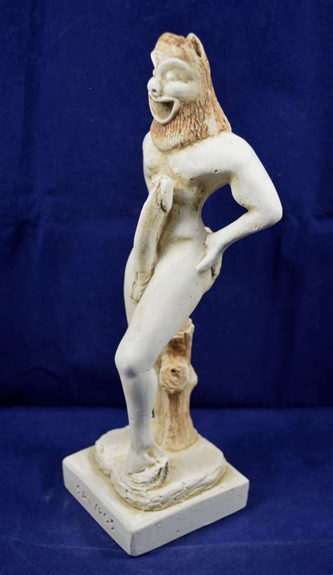 Satyr Sculpture Statue Ancient Greek Mythic Creature Artifact Etsy Canada