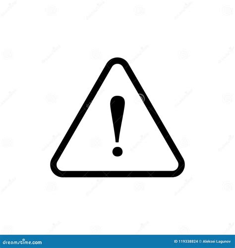 Vector Caution Warning Sign Triangle And Exclamation Point Outline