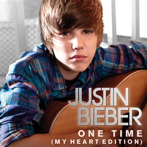 One Time Album Cover By Justin Bieber