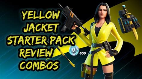 Fortnite yellow leather jacket skin. Fortnite NEW yellow jacket starter pack review + combo´s ...