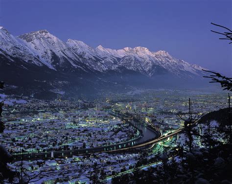 Gallery Innsbruck Im Winter Nachtaufnahme Austria Winter Photo