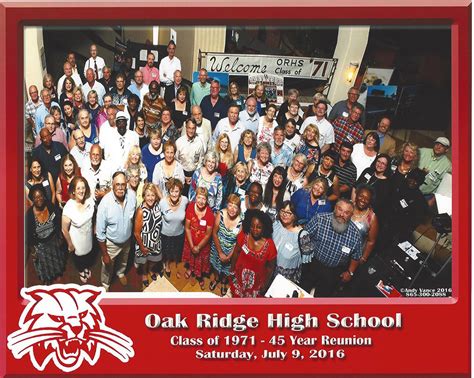 Oak Ridge High School Class Of 1971